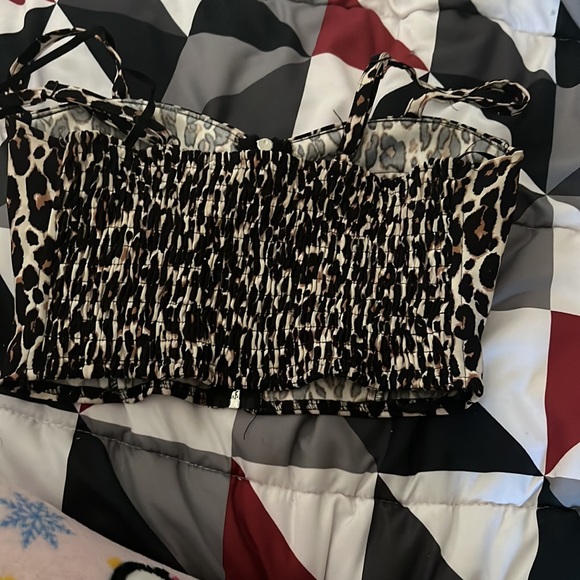 Leopard print Bustier Top - Picture 2 of 4